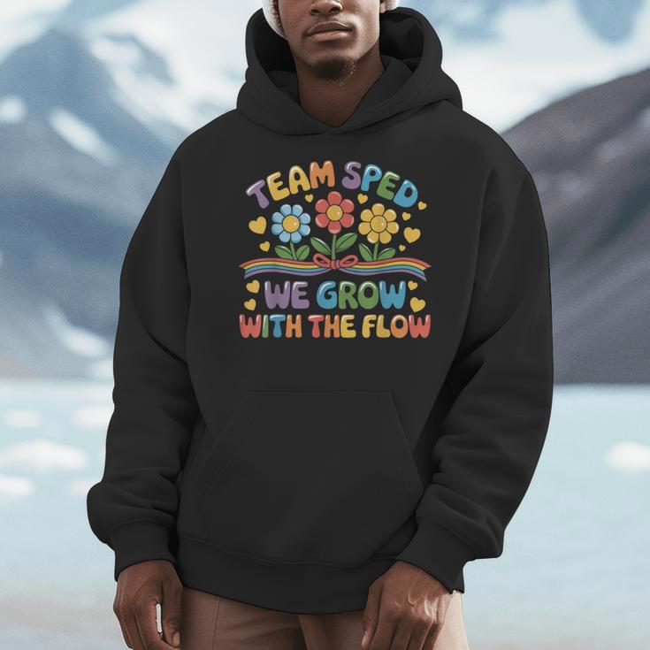 Team SPED We Grow With The Flow Special Ed Teacher Men Hoodie, funny design Team SPED We Grow With The Flow Special Ed Teacher Men Hoodie, funny design