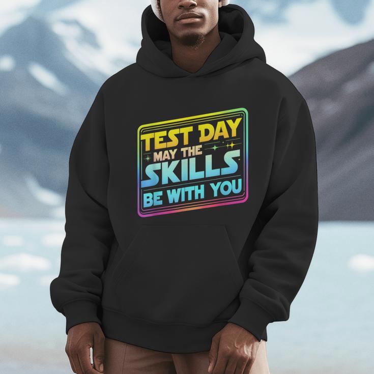 Testing Day Test Day May The Skills Be With You Teacher Men Hoodie, funny design Testing Day Test Day May The Skills Be With You Teacher Men Hoodie, funny design