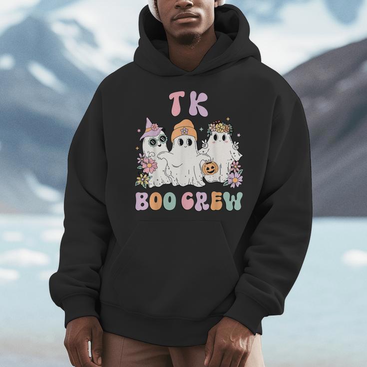 TK Boo Crew Retro Groovy Halloween Floral Ghost TK Teacher Men Hoodie, Groovy Teacher Gifts, funny design TK Boo Crew Retro Groovy Halloween Floral Ghost TK Teacher Men Hoodie, Groovy Teacher Gifts, funny design