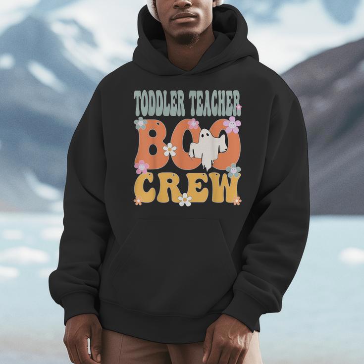 Toddler Teacher Boo Crew Ghost Groovy Halloween For Women Men Hoodie, Groovy Teacher Gifts, funny design