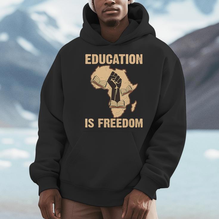 History Education Is Freedom African Map Black Teacher Men Hoodie, History Teacher Gifts, funny design History Education Is Freedom African Map Black Teacher Men Hoodie, History Teacher Gifts, funny design