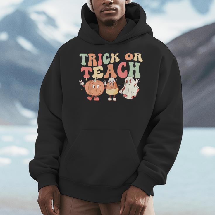 Trick Or Teach Pumpkin Candy Corn Ghost Halloween Teacher Men Hoodie, funny design Trick Or Teach Pumpkin Candy Corn Ghost Halloween Teacher Men Hoodie, funny design