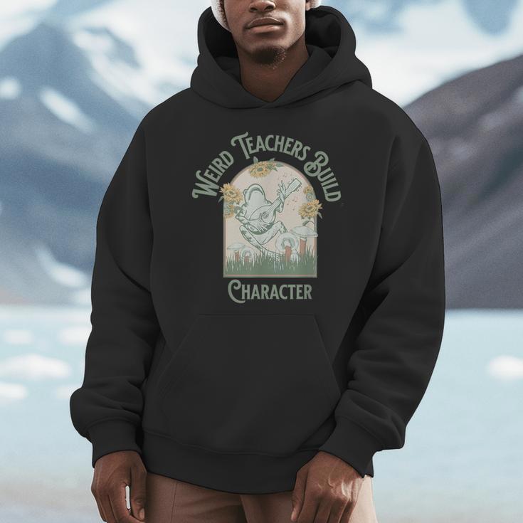 Weird Teachers Build Character- Teacher's Day Men Hoodie, funny design Weird Teachers Build Character- Teacher's Day Men Hoodie, funny design