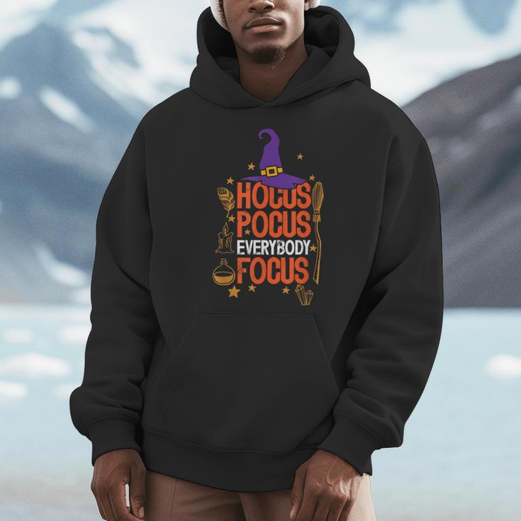 Witchy Halloween Hocus Pocus Everybody Focus Teacher Pumpkin Men Hoodie, funny design Witchy Halloween Hocus Pocus Everybody Focus Teacher Pumpkin Men Hoodie, funny design