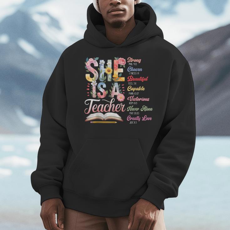Women Bible Verse Christian Teacher God Says Back To School Men Hoodie, funny design Women Bible Verse Christian Teacher God Says Back To School Men Hoodie, funny design
