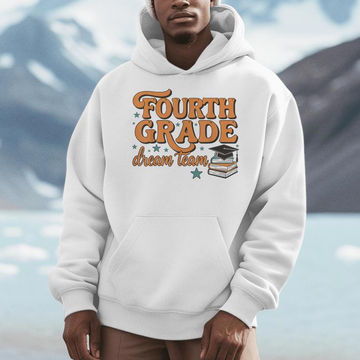 4th Grade Back To School Fourth Grade Dream Team Teacher Men Hoodie, 4th Grade Teacher Gifts, funny design 4th Grade Back To School Fourth Grade Dream Team Teacher Men Hoodie, 4th Grade Teacher Gifts, funny design