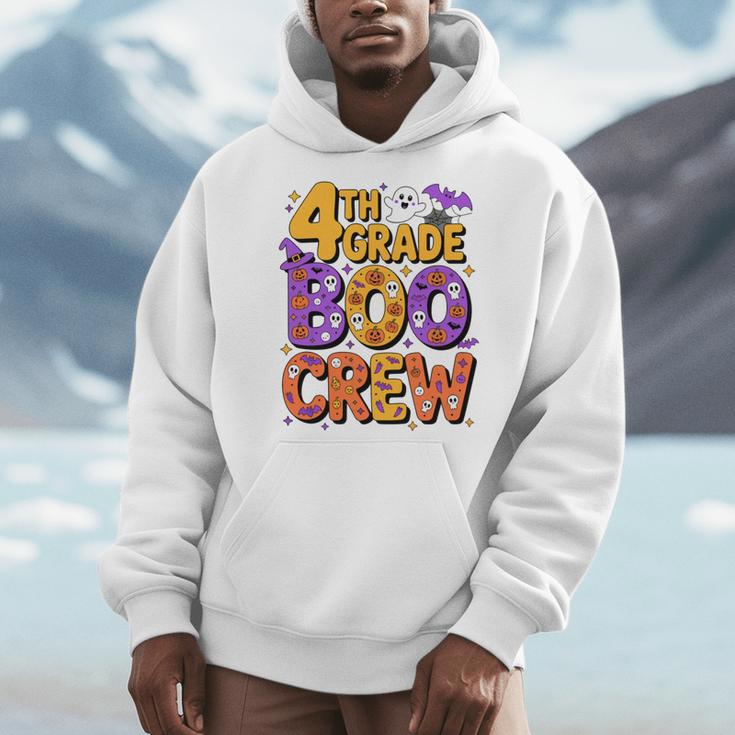 4th Grade Boo Crew Ghost Halloween Teacher Costume Men Hoodie, 4th Grade Teacher Gifts, funny design 4th Grade Boo Crew Ghost Halloween Teacher Costume Men Hoodie, 4th Grade Teacher Gifts, funny design