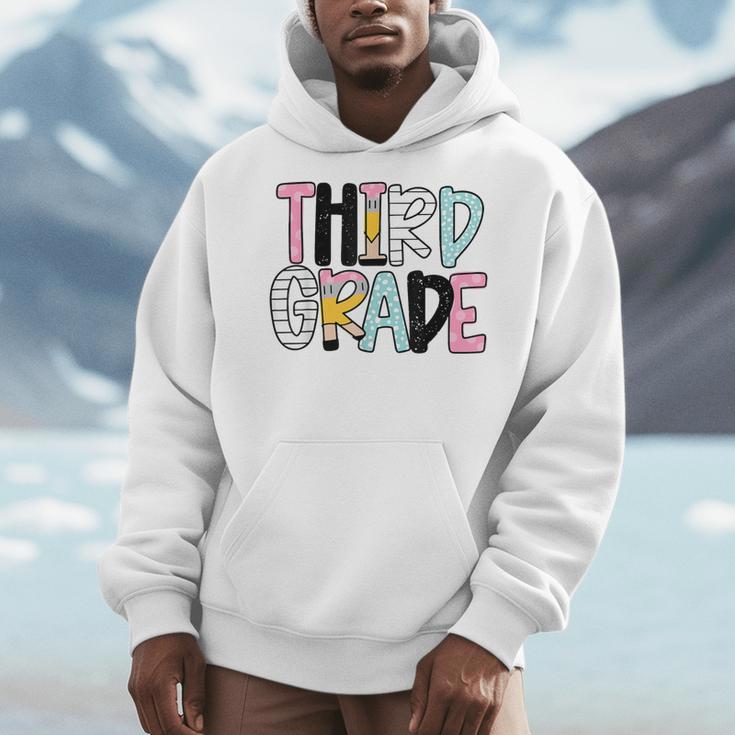 Back To School Third Grade Teacher First Day Of 3rd Grade Men Hoodie, First Grade Teacher Gifts, funny design