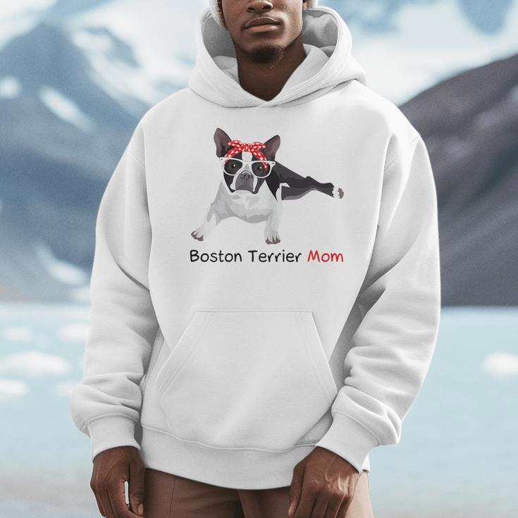 Boston Terrier Mom Bandana Boston Terrier Dog Men Hoodie, Couple Gifts, Mom Gifts, Boston Terrier Mom Gifts, funny design