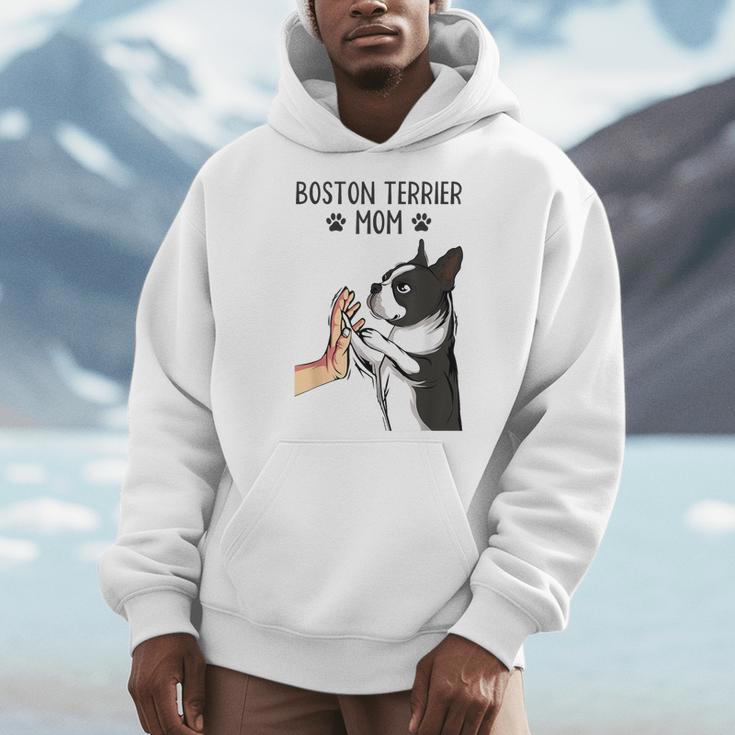 Boston Terrier Mom Dogs Mum Woman Men Hoodie, Couple Gifts, Mom Gifts, Boston Terrier Mom Gifts, funny design