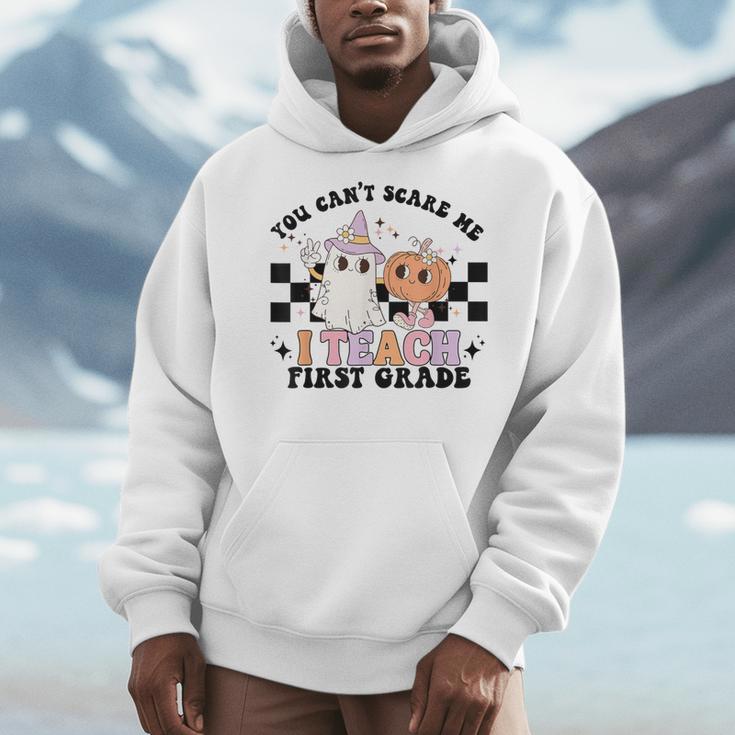 You Cant Scare Me I Teach First Grade Teacher Halloween Men Hoodie, First Grade Teacher Gifts, funny design You Cant Scare Me I Teach First Grade Teacher Halloween Men Hoodie, First Grade Teacher Gifts, funny design