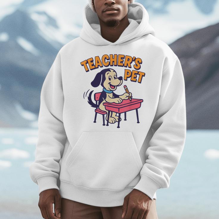 Cute Elementary School Student Dog Teacher's Pet Men Hoodie, funny design Cute Elementary School Student Dog Teacher's Pet Men Hoodie, funny design