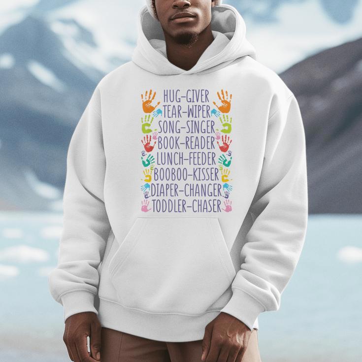 Daycare Provider Daycare Teacher Childcare Provider Men Hoodie, funny design