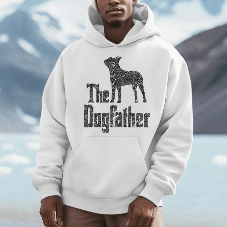 The Dogfather Boston Terrier Dog Funny Dog Gift T-Shirt For Men Women Girls Kids Men Hoodie, funny design