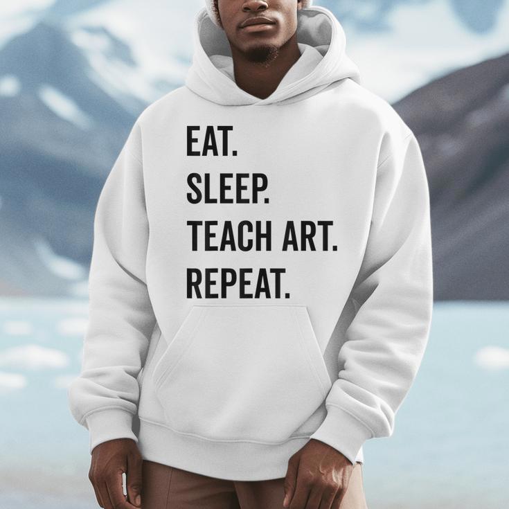 Eat Sleep Teach Art Repeat Teaching Art Teacher Men Hoodie, funny design Eat Sleep Teach Art Repeat Teaching Art Teacher Men Hoodie, funny design
