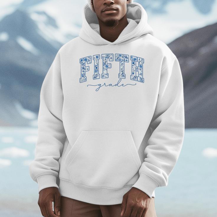 Fifth Grade Toile De Jouy Back To School Teachers Kids Men Hoodie, funny design