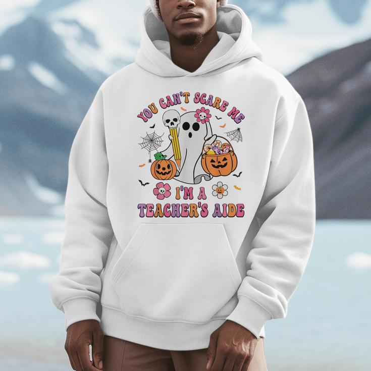 Halloween You Can't Scare Me I'm A School Teacher's Aide Men Hoodie, funny design