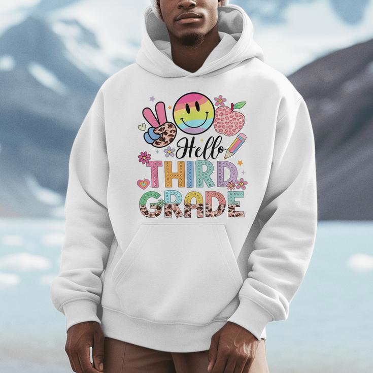 Hello 3rd Grade Boy Girl Teacher Back To School 3rd Grade Men Hoodie, funny design Hello 3rd Grade Boy Girl Teacher Back To School 3rd Grade Men Hoodie, funny design