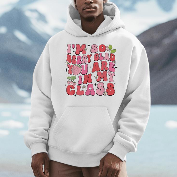 I'm So Berry Glad You Are Strawberry Elementary Teacher Men Hoodie, funny design I'm So Berry Glad You Are Strawberry Elementary Teacher Men Hoodie, funny design