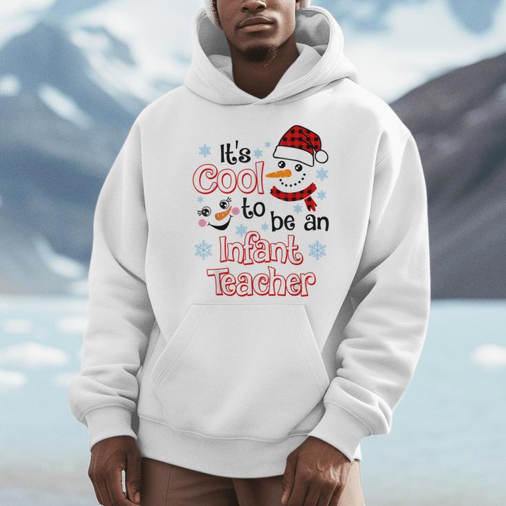 It's Cool To Be a Infant Teacher Snowman Winter Christmas Men Hoodie, funny design It's Cool To Be a Infant Teacher Snowman Winter Christmas Men Hoodie, funny design