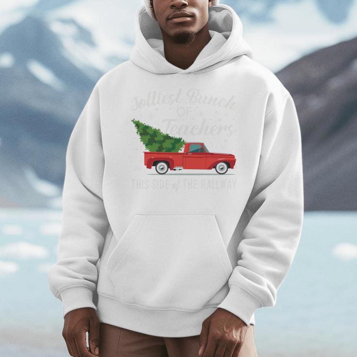 Jolliest Bunch Of Teachers This Side Of The Hallway Men Hoodie, funny design