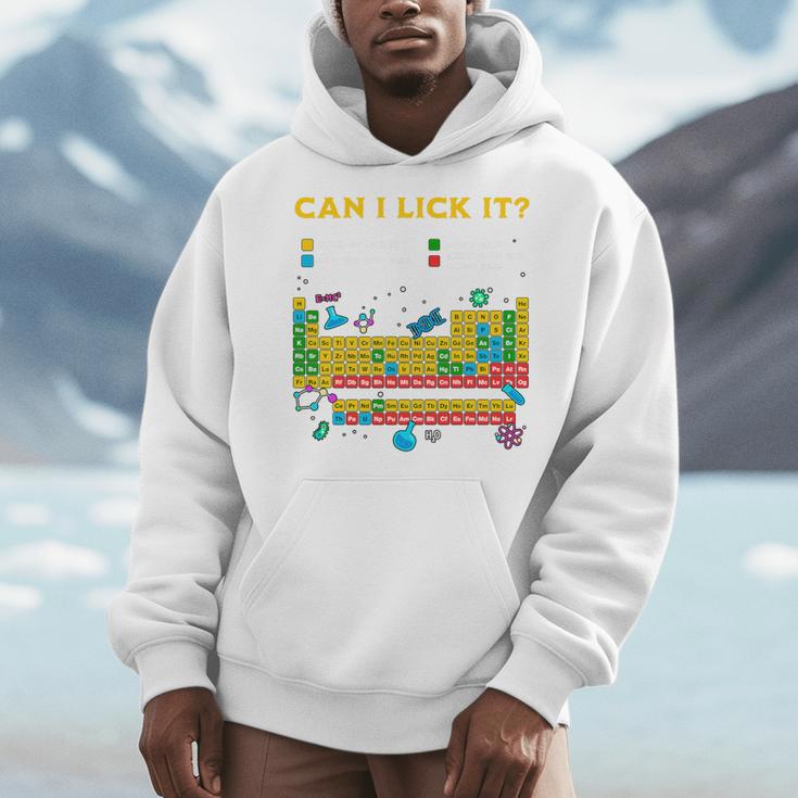 Can I Lick It Periodic Table Science Teacher Student Premium Tri-Blend Men Hoodie, Science Teacher Gifts, funny design