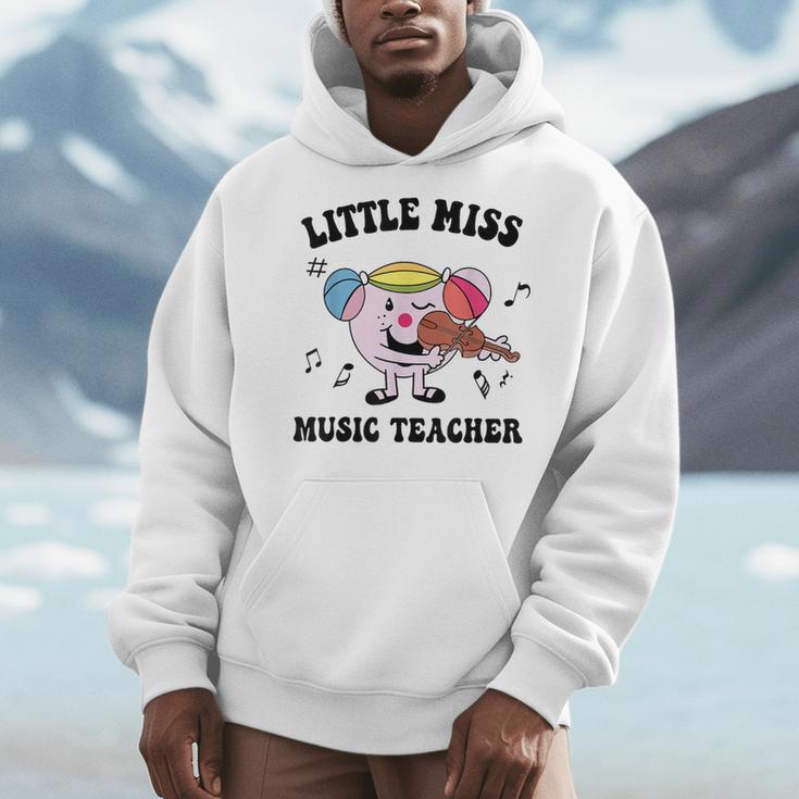 Little Miss Music Teacher Music Teacher Team Men Hoodie, funny design