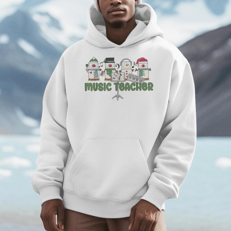 Music Teacher Christmas Holiday Wnter Music Instructor Men Hoodie, funny design Music Teacher Christmas Holiday Wnter Music Instructor Men Hoodie, funny design