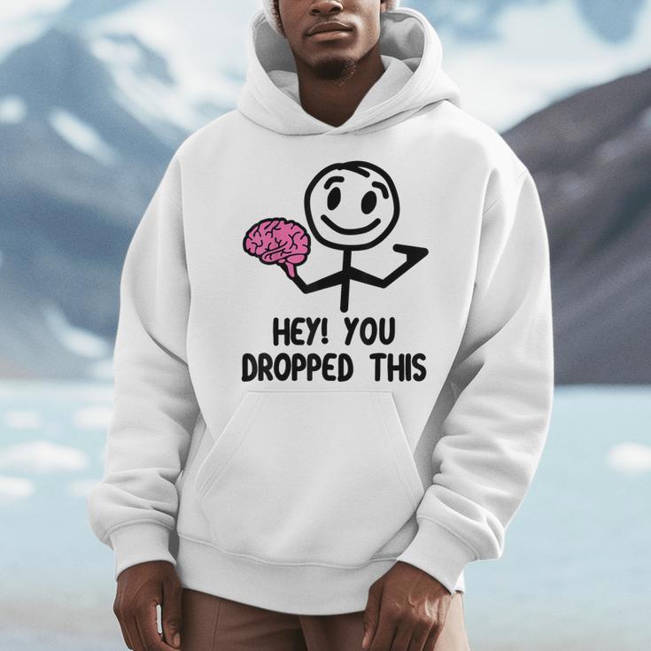 Nerdy Hey You Dropped This Brain Math Teacher Men Hoodie, funny design Nerdy Hey You Dropped This Brain Math Teacher Men Hoodie, funny design
