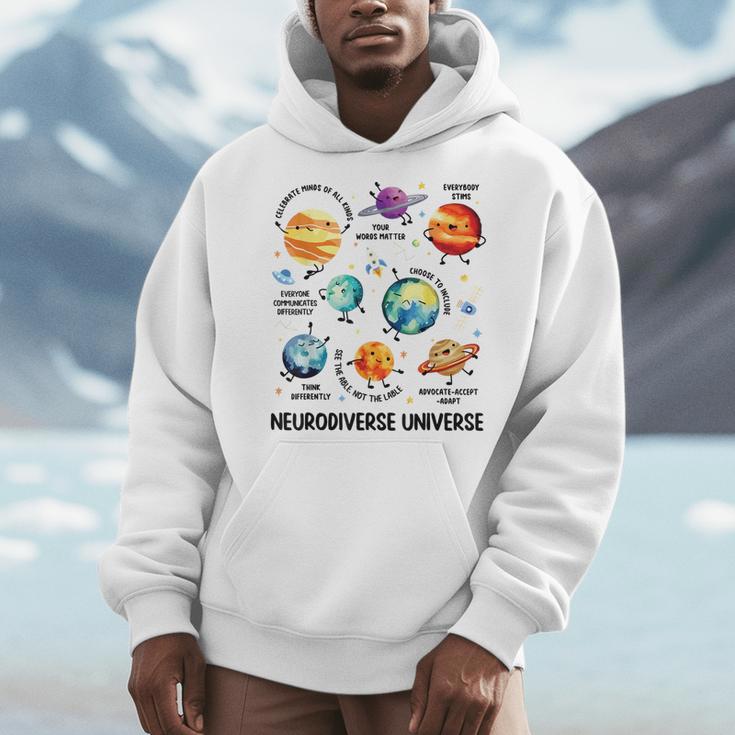 Neurodiverse Universe Space Planet Special Education Teacher Men Hoodie, funny design Neurodiverse Universe Space Planet Special Education Teacher Men Hoodie, funny design