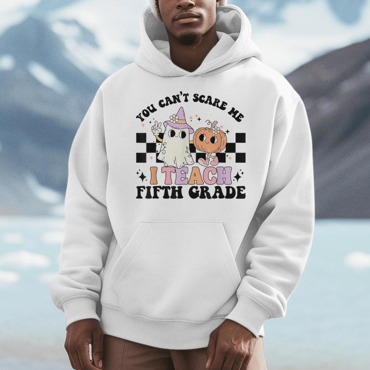 Retro You Can't Scare Me I Teach 5th Grade Teacher Halloween Men Hoodie, funny design Retro You Can't Scare Me I Teach 5th Grade Teacher Halloween Men Hoodie, funny design