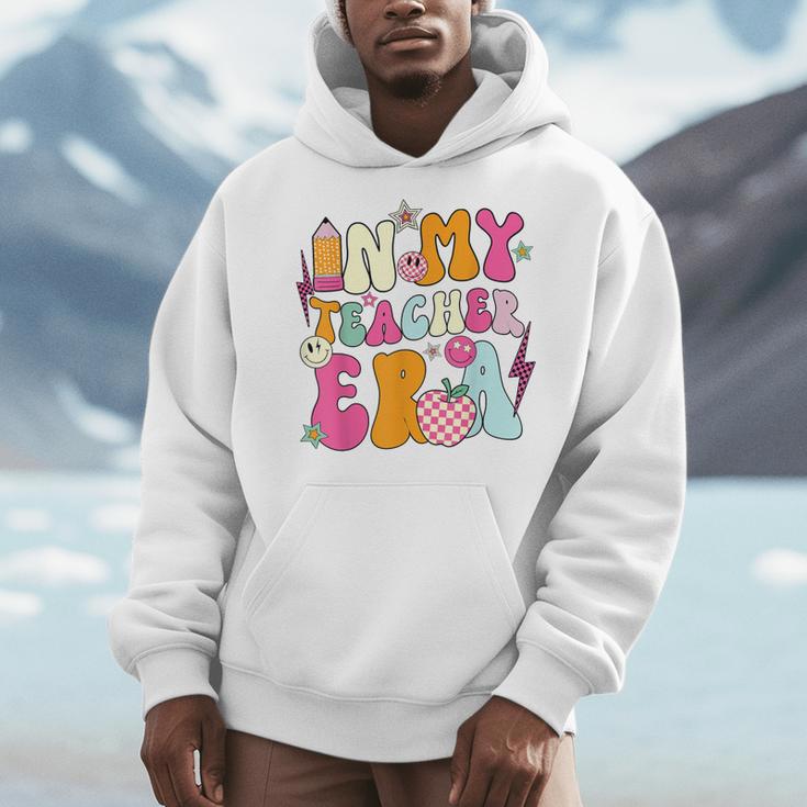 Retro Groovy In My Teaching Era Best Teacher Appreciation Men Hoodie, Groovy Teacher Gifts, funny design Retro Groovy In My Teaching Era Best Teacher Appreciation Men Hoodie, Groovy Teacher Gifts, funny design