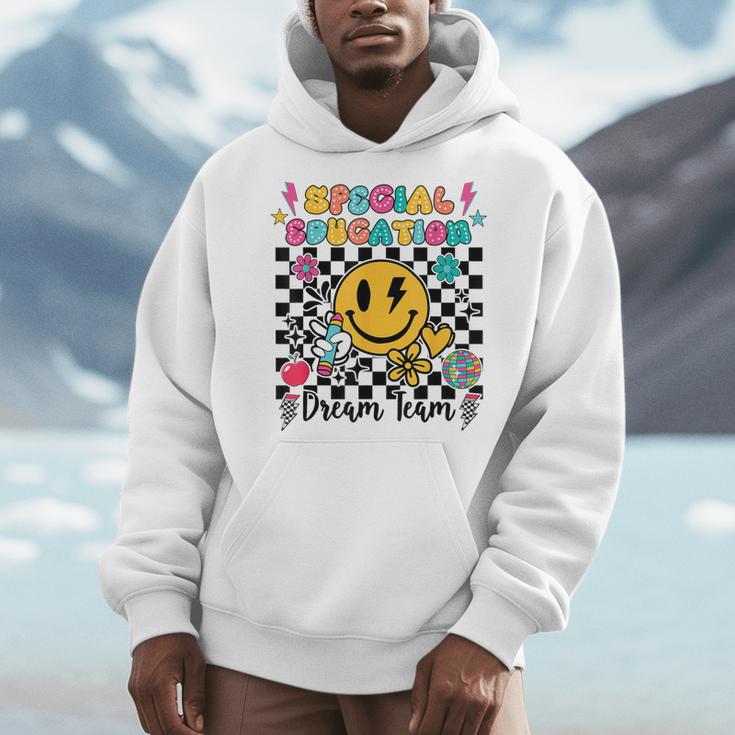 Retro Special Education Squad Groovy Dream Team Teacher Men Hoodie, Groovy Teacher Gifts, funny design Retro Special Education Squad Groovy Dream Team Teacher Men Hoodie, Groovy Teacher Gifts, funny design