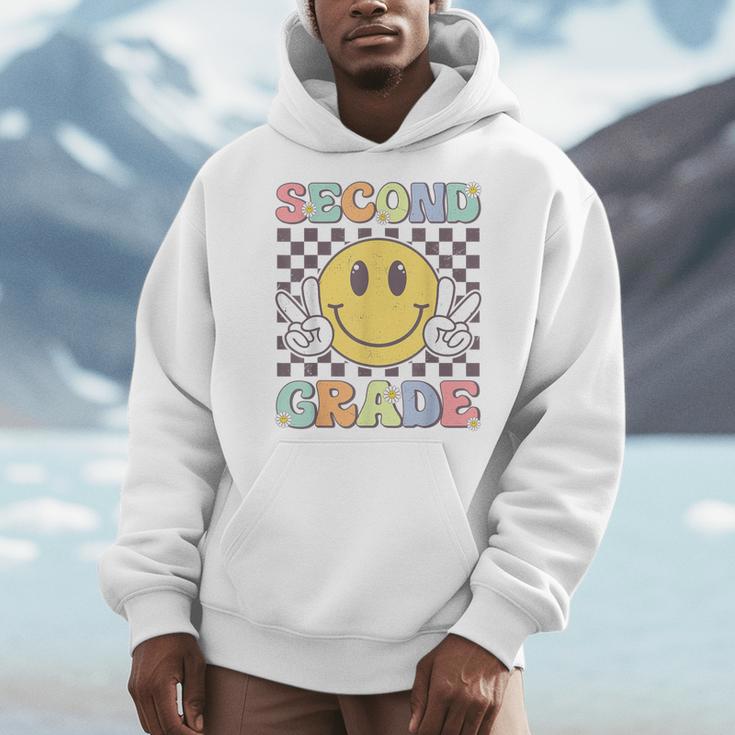 Second Grade Teachers Boys Girls Smile Face 2nd Grade Team Men Hoodie, funny design Second Grade Teachers Boys Girls Smile Face 2nd Grade Team Men Hoodie, funny design