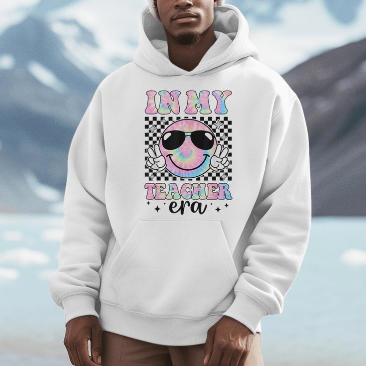 In My Teacher Era Groovy Tie Dye Back To School Cute Teacher Men Hoodie, Groovy Teacher Gifts, funny design In My Teacher Era Groovy Tie Dye Back To School Cute Teacher Men Hoodie, Groovy Teacher Gifts, funny design