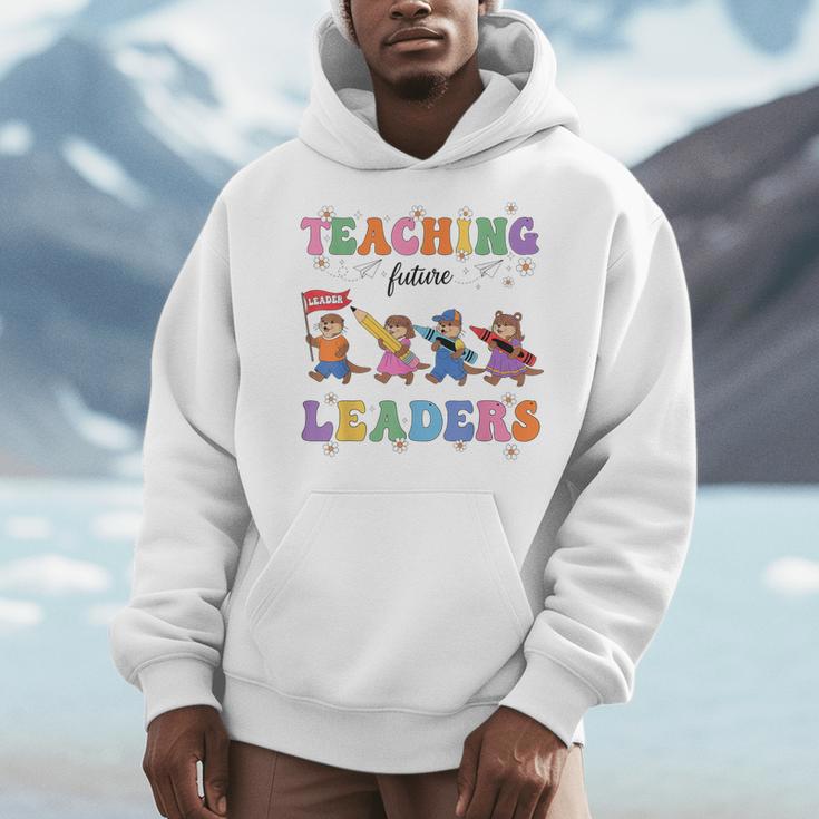 Teaching Future Leaders Otter Back To School Teacher Men Hoodie, Future Teacher Gifts, funny design Teaching Future Leaders Otter Back To School Teacher Men Hoodie, Future Teacher Gifts, funny design