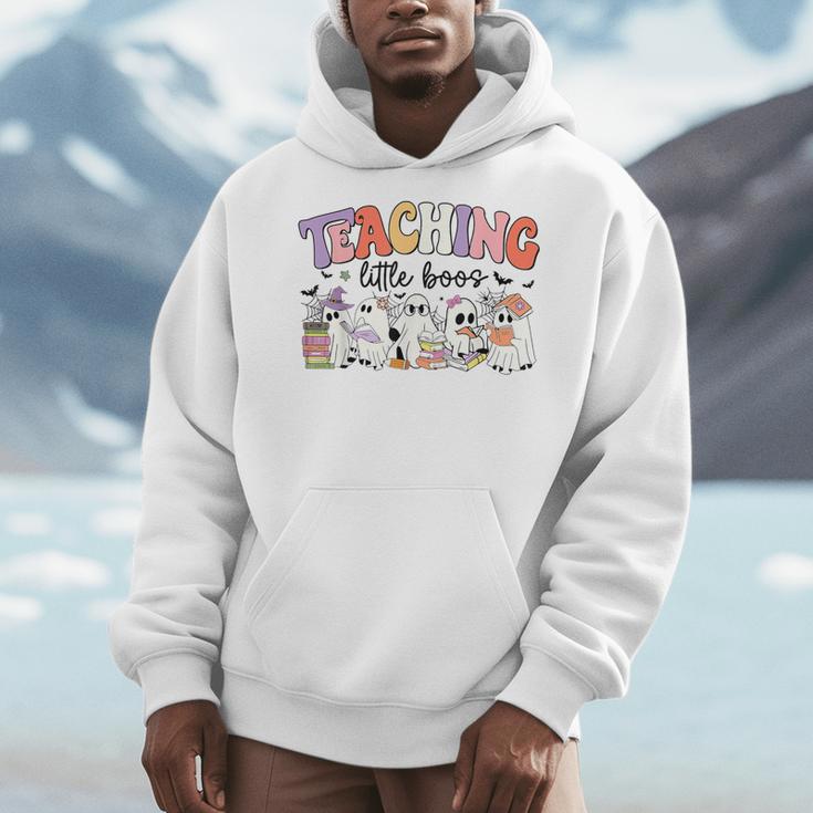 Teaching My Little Boos Teacher Ghost Teacher Halloween For Men Women Kids Men Hoodie, funny design
