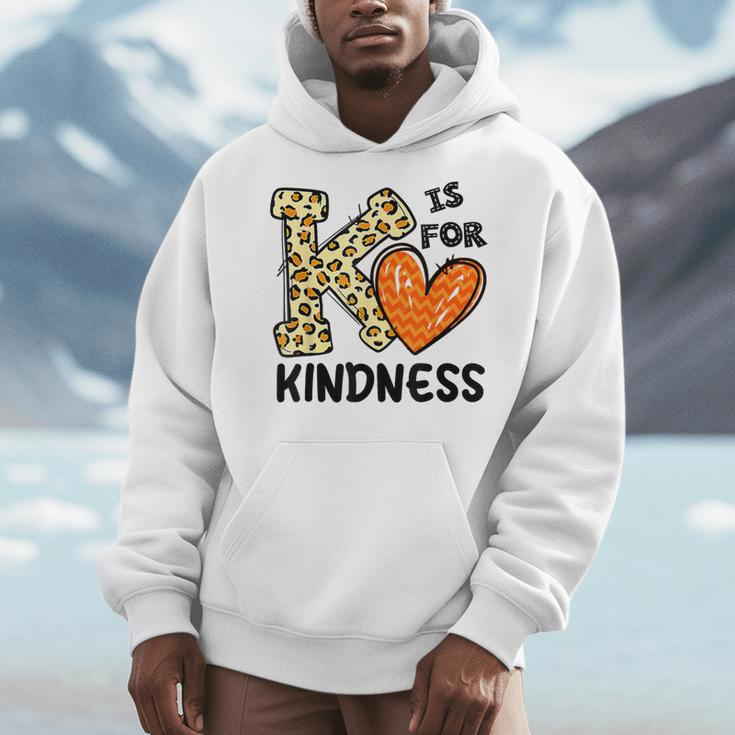 Unity Day K Is For Kindness Anti Bullying Orange Teacher Men Women Kids Men Hoodie, funny design Unity Day K Is For Kindness Anti Bullying Orange Teacher Men Women Kids Men Hoodie, funny design