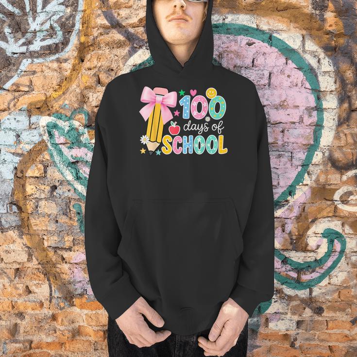 100 Days Of School Preppy 100th Day Of School Teachers Girls Men Hoodie, gift for family, gift for coworker 100 Days Of School Preppy 100th Day Of School Teachers Girls Men Hoodie, gift for family, gift for coworker
