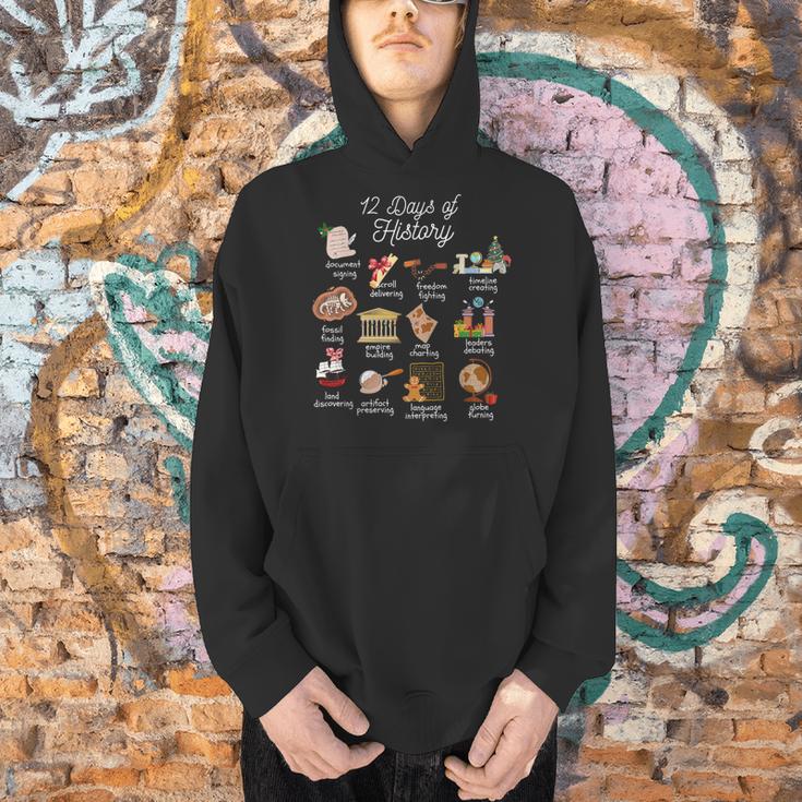 12 Day Of History Teacher Christmas Social Studies Student Men Hoodie, History Teacher Hoodies, gift for family, gift for coworker 12 Day Of History Teacher Christmas Social Studies Student Men Hoodie, History Teacher Hoodies, gift for family, gift for coworker