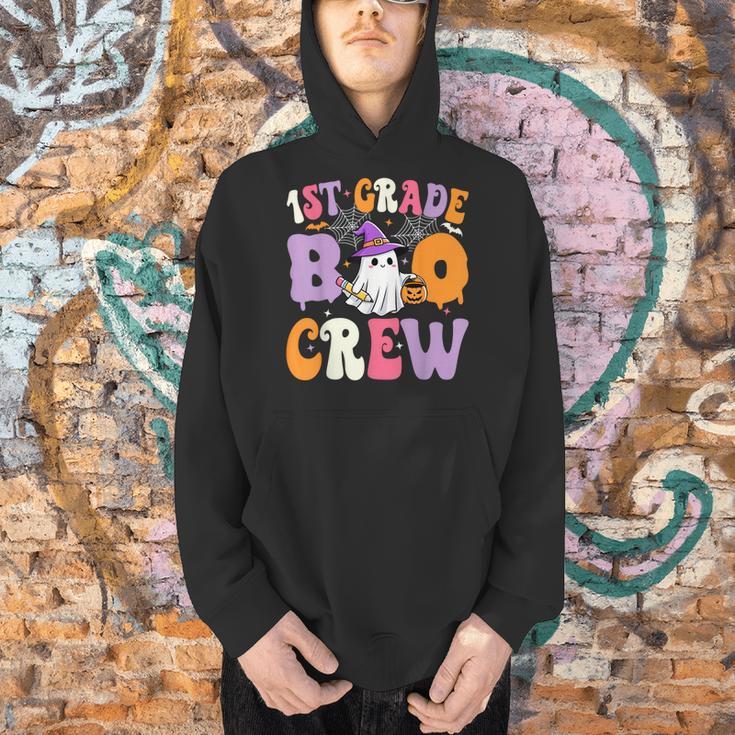 1st Grade Boo Crew Spooky First Grade Halloween Teacher Men Hoodie, First Grade Teacher Hoodies, gift for family, gift for coworker 1st Grade Boo Crew Spooky First Grade Halloween Teacher Men Hoodie, First Grade Teacher Hoodies, gift for family, gift for coworker