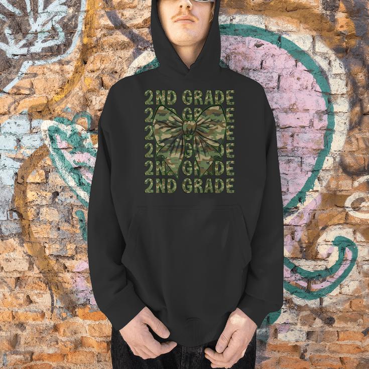 2nd Grade Teacher Student Camo Bow Back To School Men Hoodie, 2nd Grade Teacher Hoodies, gift for family, gift for coworker 2nd Grade Teacher Student Camo Bow Back To School Men Hoodie, 2nd Grade Teacher Hoodies, gift for family, gift for coworker