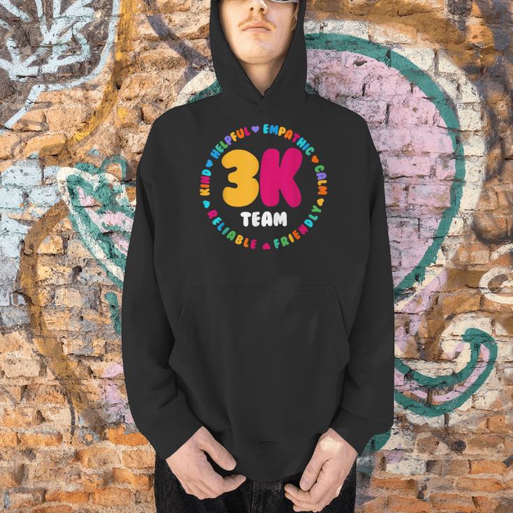 3K Team & Teacher Squad Threes Crew PreK Elementary Team Men Hoodie, gift for family, gift for coworker 3K Team & Teacher Squad Threes Crew PreK Elementary Team Men Hoodie, gift for family, gift for coworker