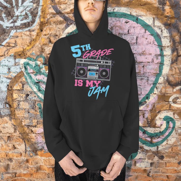5th Grade Is My Jam Vintage 80s Boombox Teacher Student Men Hoodie, gift for family, gift for coworker 5th Grade Is My Jam Vintage 80s Boombox Teacher Student Men Hoodie, gift for family, gift for coworker
