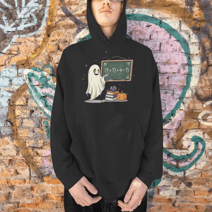 67 Teacher Halloween Ghost Six Seven Meme Math Joke Men Hoodie, gift for family, gift for coworker