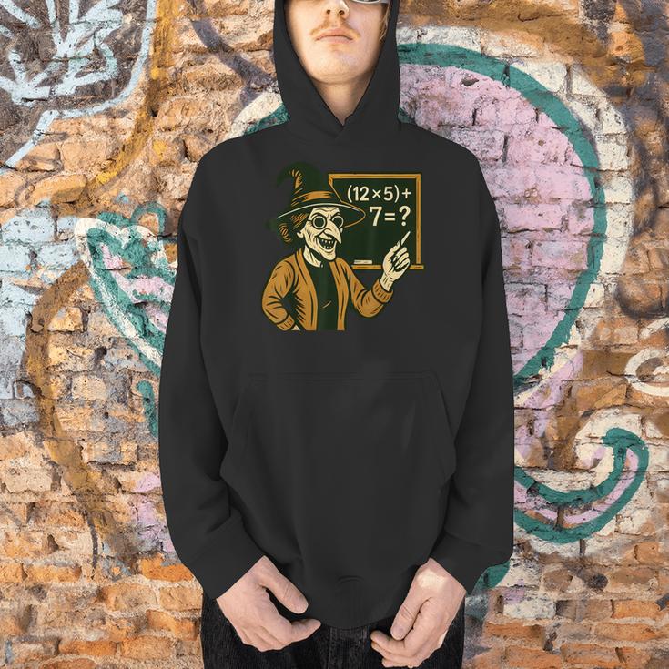 67 Teacher Halloween Witch Six Seven Meme Brainrot Math Joke Men Hoodie, gift for family, gift for coworker