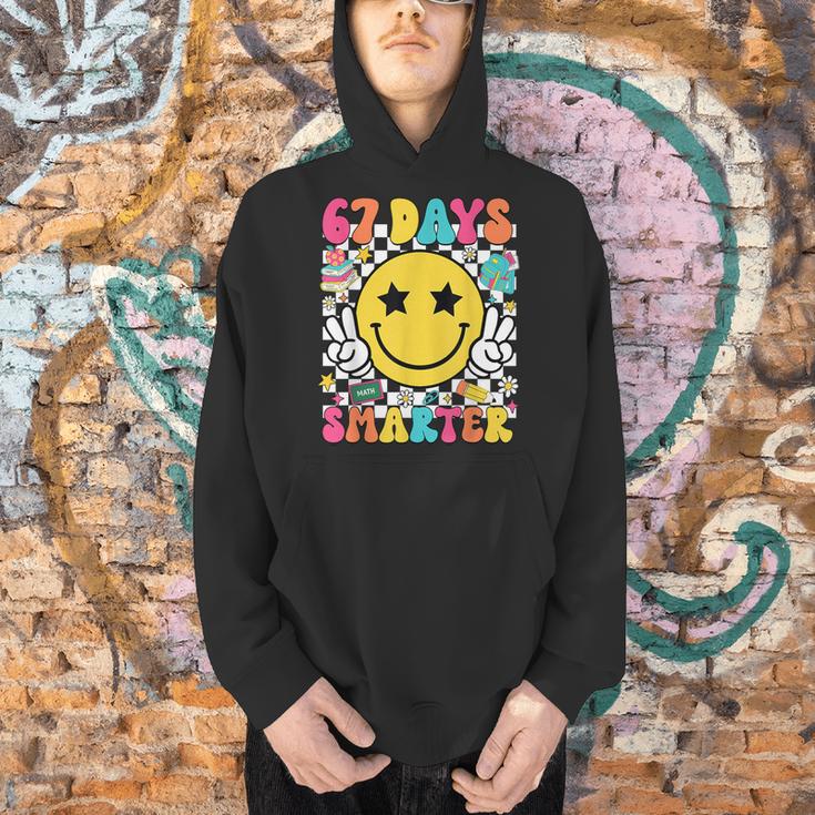 67th Day Of School Shirt 67 Days Smarter Teacher Boy Girls Men Hoodie, gift for family, gift for coworker