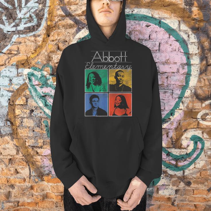 Abbott Elementary Colorful Pop Art Teachers TV Show Men Hoodie, gift for family, gift for coworker Abbott Elementary Colorful Pop Art Teachers TV Show Men Hoodie, gift for family, gift for coworker
