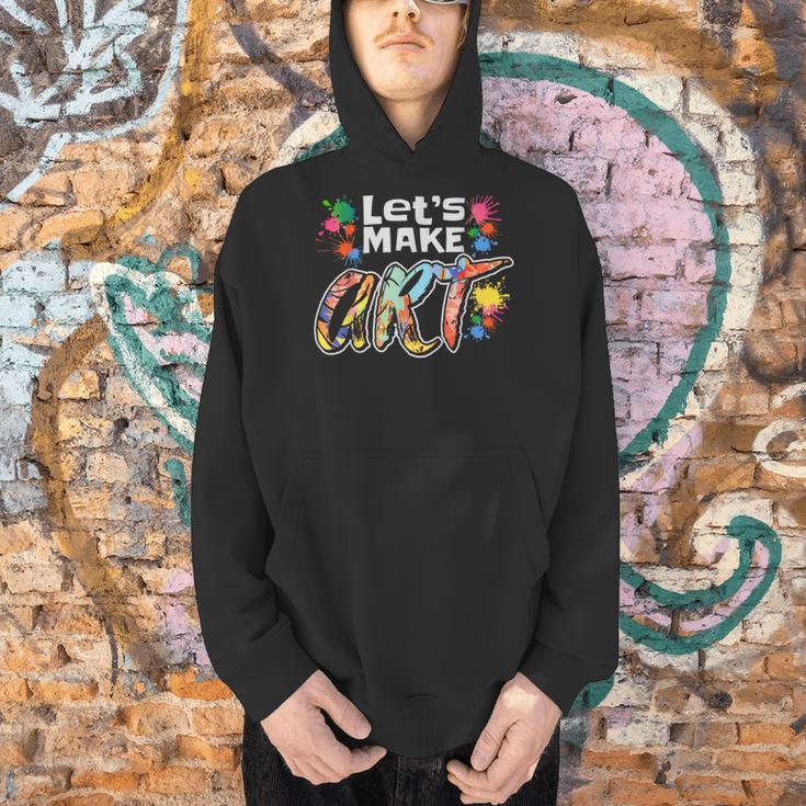 Lets Make Art Colerful Artists Painter Art Teacher Men Women Girls Kids Men Hoodie, gift for family, gift for coworker Lets Make Art Colerful Artists Painter Art Teacher Men Women Girls Kids Men Hoodie, gift for family, gift for coworker