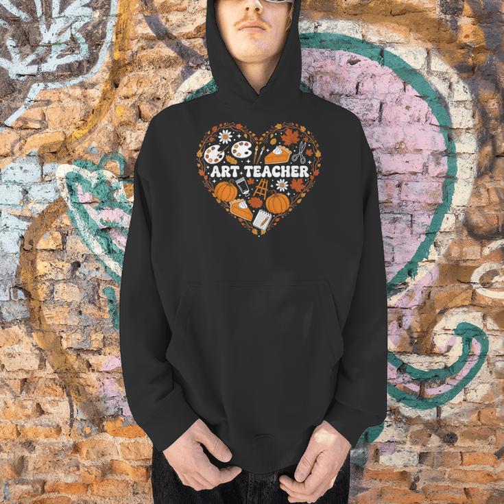 Art Teacher Heart Autumn Thanksgiving Kids Men Hoodie, gift for family, gift for coworker Art Teacher Heart Autumn Thanksgiving Kids Men Hoodie, gift for family, gift for coworker